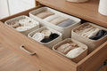 Linen Drawer Organizer Bins — Set of 8