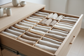 Bamboo Expandable Drawer Dividers — Set of 4